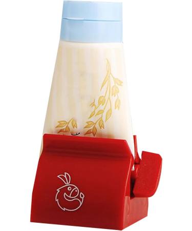 Toothpaste Squeezer Device Multifunctional Dispenser Holder Cleanser Clip Manual Lazy Tube Tool Press Bathroom Toothpaste Squeezer Clip Red - Buy Online on GoSupps.com