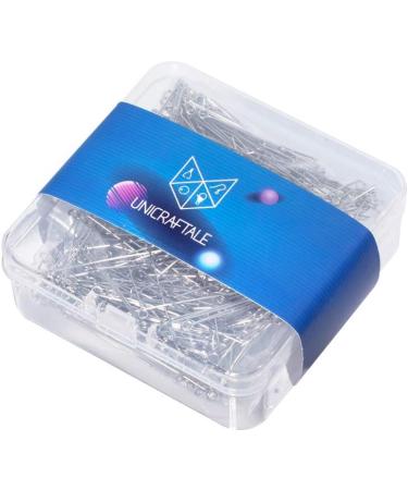 UNICRAFTALE 1000pcs 0.6mm Stainless Steel Eye Pins with Loop - 40mm Long Eye Pins Hooks for Jewelry Making and Crafts | 2mm Hole - Includes Storage Container - Buy Online on GoSupps.com