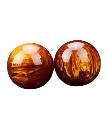 Partykindom 2st Health Ball Chinese Massage Baoding Eisen Ball Yang Tool Massage Ball Fitness Massage Balls Massage Roll Balls Hand The Ball Roll Delays Massage World Harz