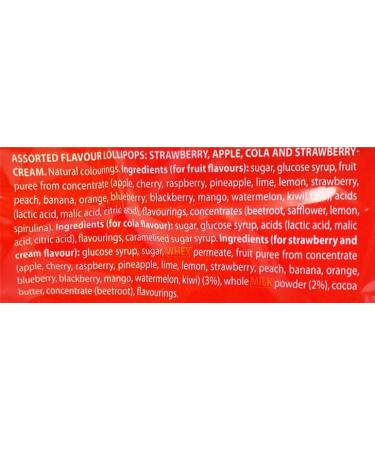 Chupa Chups The Best of Lollipops - 20 Pack (2x10) Iconic Flavours: Strawberry Apple Cola and Strawberry-Cream Lollies | Ideal for Sharing | Includes Jaspem Greeting Card - Buy Online on GoSupps.com