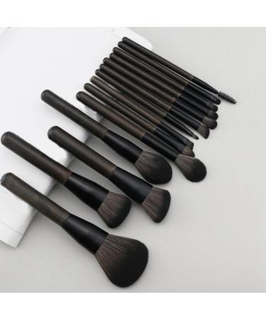 14 Piece Makeup Brush Set - Loose Powder Foundation & Nose Shadow Brushes - Soft Fiber Hair for Flawless Application - Buy Online on GoSupps.com