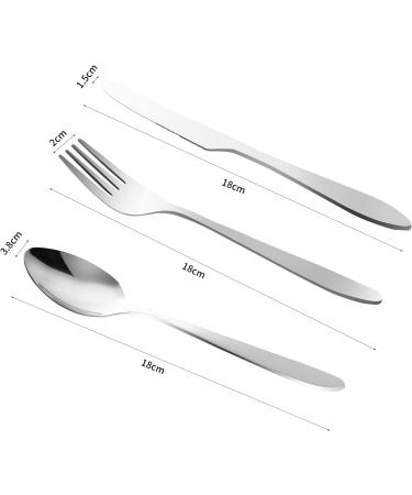 29pcs Stainless Steel Outdoor Camping Mess Kit for 4 Person | Tableware Set with Plate, Bowl, Cup, Spoon, Fork, Knife | Ideal for Camping, Backpacking & Hiking - Buy Online on GoSupps.com