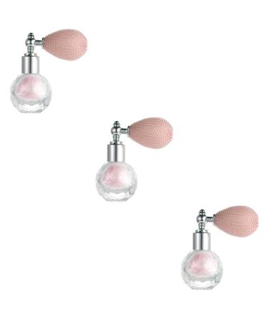 FRCOLOR 3pcs High Gloss Dusting Make up Highlighter Shimmer Powder Spray Glitter Flash Powder Modify Miss 7.5x7cmx3pcs Pinkx3pcs
