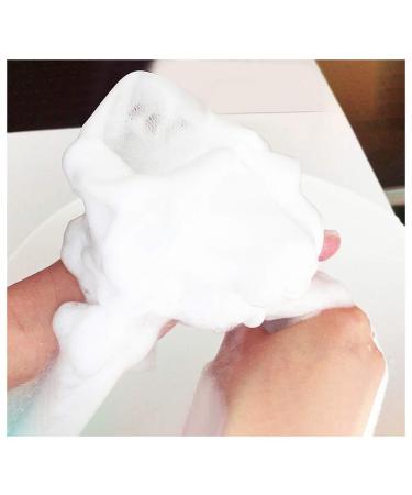 Healifty 20Pcs Exfoliating Mesh Soap Saver Bags - Handmade Bubble Foam Net for Longer-Lasting Soap | White - Buy Online on GoSupps.com