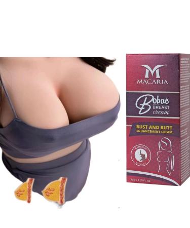 MACARIA Bobae Breast Lift Cream Natural Breast Enlargement Cream Fast Growth Gentle Formula Reshape Enhancement Bigger Breast Lifting for Women