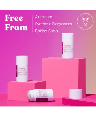 Buff Experts Turmeric & Papaya Brightening Deodorant - Plant-Based & Cruelty-Free - Corrects Underarm Dark Spots - Fades Discolouration - Brightens Armpit Skin - Buy Online on GoSupps.com