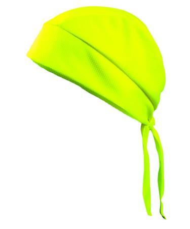 OccuNomix Hi-Viz Yellow Tuff and Dry Polyester Wicking & Cooling Hat