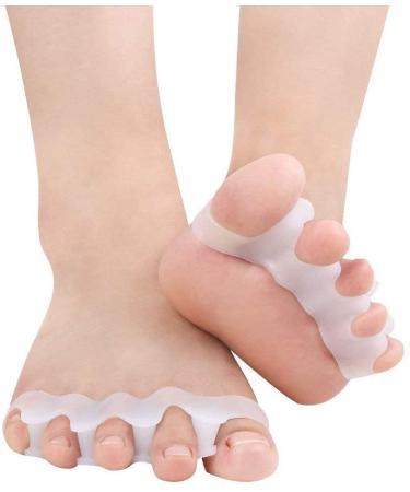Eufance gel toe separator to correct Hallux Valgus can be used in the nail pedicure manicure tool.Pain relief after yoga and sporting activities.2 pairs / 4 pieces