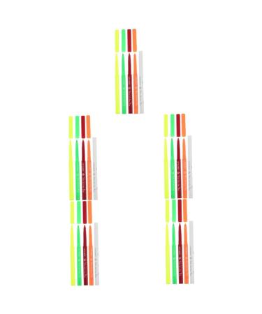 FOMIYES 25 Pcs Halloween Paint Pen Fluorescence Liner Eye Liner Eyeliner Pen Eyeliner Fluorescence Plastic 12.00X0.80X0.80CMx5pcs Assorted Colorx5pcs
