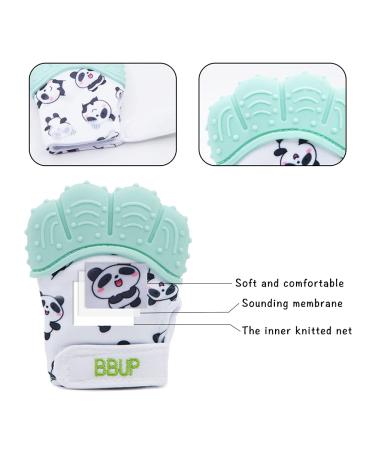 Buy Food Grade Silicone Baby Teether Ring 2 Pack - Safe Green Teething Toys for Infants - Buy Online on GoSupps.com