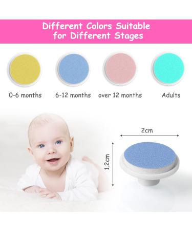 Vicloon 4-in-1 Electric Baby Nail Trimmer Kit - Pink | Safe Manicure Set for Newborns & Toddlers - Buy Online on GoSupps.com