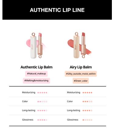 ATH Authentic Lip Balm 03 AWESOME | Tinted Vegan Chapstick for Plump Moisturized Lips | Lightweight Petrolatum Free Cruelty-Free - Buy Online on GoSupps.com