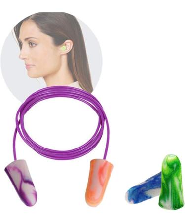 Professional Soundproof Earplugs for Sleep | Noise Reduction Earplugs with Wire - 6 Pairs (Color A) | Best Hearing Protection - Buy Online on GoSupps.com
