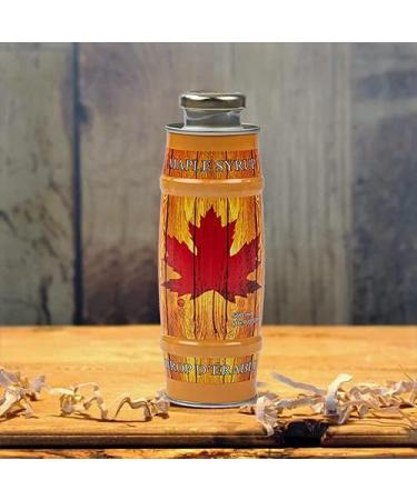 Turkey Hill Sugarbush 100% Pure Canadian Maple Syrup in Tin Barrel Grade A Amber Rich Taste (500ml) - Buy Online on GoSupps.com