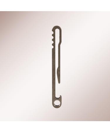 2Pcs Titanium EDC Keychain Bottle Openers | Multi-Functional Belt Clip for Camping & Home - Buy Online on GoSupps.com