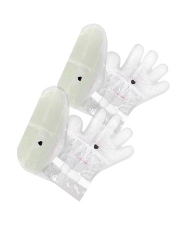 Ipetboom 1ensemble De Soin Cire Et Chaussettes Hydratantes Pour Mains Soins Paraffine Pour Spa Hydratation Intense Et Exfoliation Peau