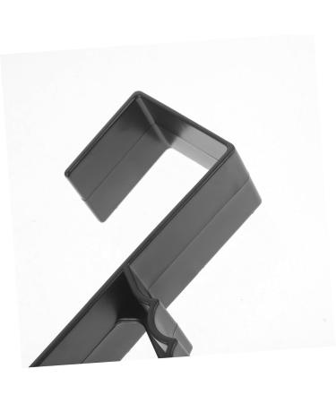 OUNONA 2pcs Door Hook Clothes Hangers Coat Rack Clothes Rack Hooks Door Hanger Abs Hang Clothes Front Door 15.60X11.50X3.60CMx2pcs Blackx2pcs - Buy Online on GoSupps.com