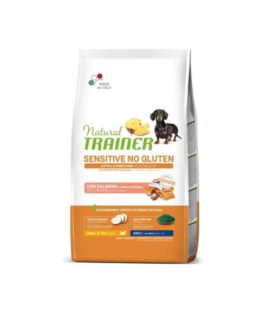 Natural Sensitive No Gluten Trainer Small & Toy Adult with salmon 2 kg