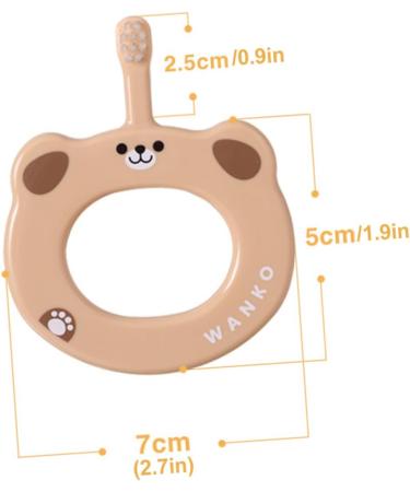 Minkissy Kids Toothbrush Set - 2 Pack Children's Toothbrushes for Effective Teeth Cleaning Anti-Drop Design Soft Bristles for Kids - Buy Online on GoSupps.com