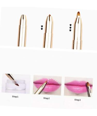 MAGICLULU Lip Brush Make up Makeup Lip Lipstick Gloss Makeup Brush Lip Lip Gloss Retractable Lipbrush Makeup Beauty Tool Kit Makeup Brushed Portable Concealer Brush - Buy Online on GoSupps.com