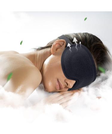 3D Solid Groove Shading Memory Sponge Eye Mask for Sleep, Travel, and Relaxation - Buy Online on GoSupps.com