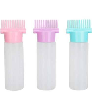 Huairdum Hair Oil Applicator Versatile Squeeze 6 Oz Root Comb Applicator Bottle for Salon - Buy Online on GoSupps.com