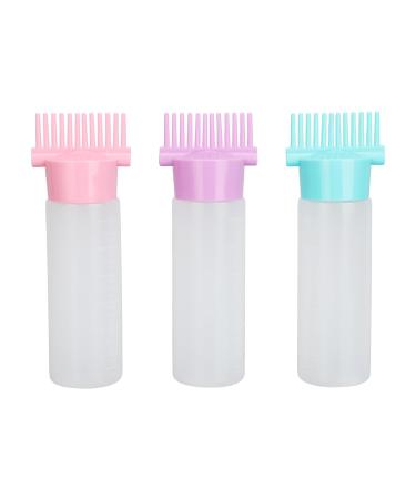 Root Comb Applicator Bottle for Hair Dye 6 Oz Easy to Use Precise Measuring Convenient Design Versatile Use and Reusable - with Comb Teeth for Dispensing Liquids