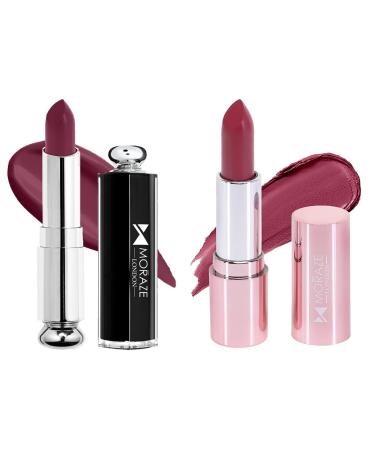 Pack Of 2 Stick Creamy Lipstick Waterproof Long-Lasting(Temp+Boss)