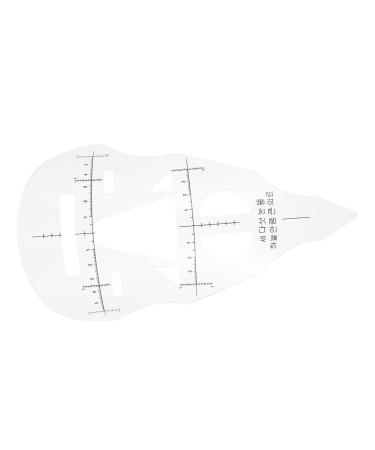 Healeved 2 Pcs Lip Ruler Eyebrow Shaping Tool Microblading Stencils Eyebrow Shaper Tool Thread Painting Pen