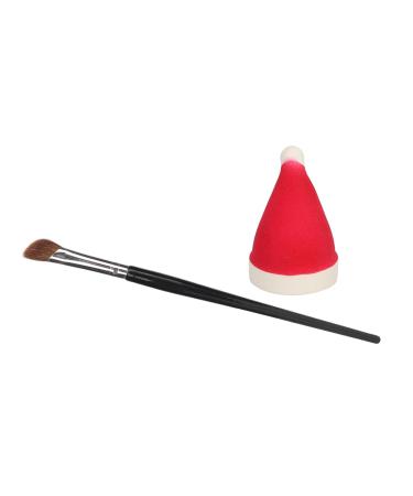 Buy Angle Brush Sponge Kit - Red Christmas Hat Makeup Sponges for Highlighting & Shading | Soft Portable Beauty Brushes for Professional Finish - Buy Online on GoSupps.com