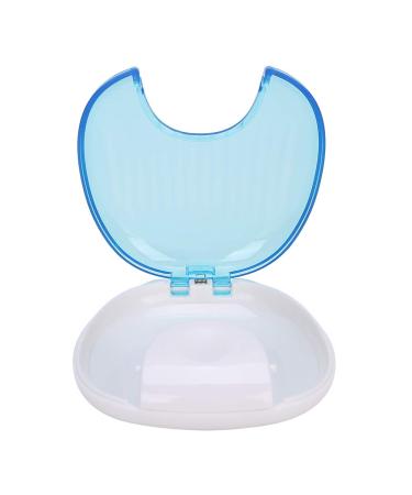 Sky Blue Waterproof Orthodontic Storage Case | Mouth Protection & Prosthesis Container for International Shipping - Buy Online on GoSupps.com