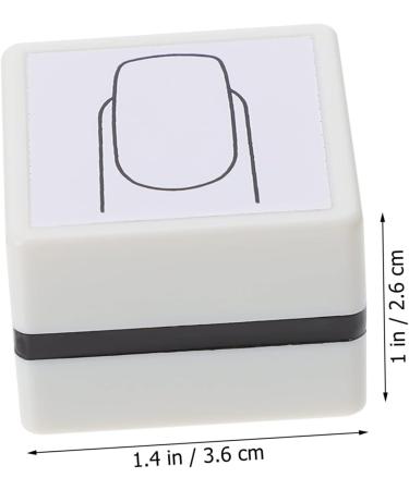 Housoutil manicure Painting Practicing Stamper Manicure tools Nail Art Salon Practice Supply practice supplies Accessories nail Practice Stamper Manicure Accessory 3.6x3.6cm White - Buy Online on GoSupps.com