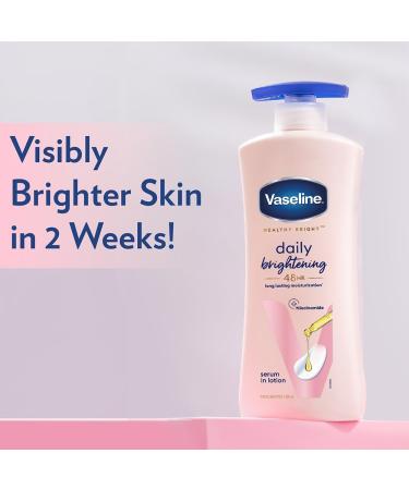 Vaseline Healthy Bright Daily Brightening Body Lotion 400 ml with Vitamin B3 - Buy Online on GoSupps.com