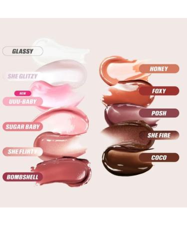 HUDA BEAUTY FZLLC Huda Beauty Original AUX FILLER high gloss lip gloss for lips with vegan collagen 39ml byBella Coco - Buy Online on GoSupps.com