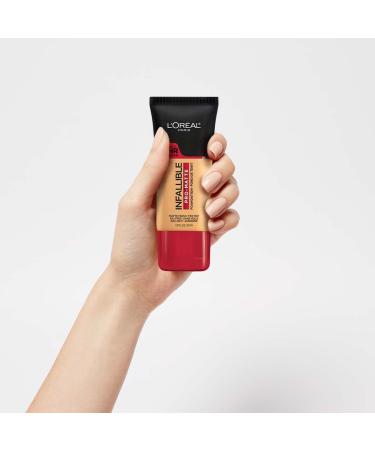 L'Oreal Infallible Pro-Matte Foundation 107 Fresh Beige - Long-Lasting & Flawless Finish (30ml) - Buy Online on GoSupps.com
