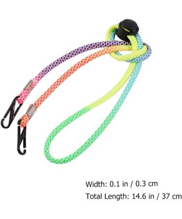 Exceart 6-Pack Rainbow Lanyard Strap for Face Masks & Glasses - Anti-Losing Hanging Cord (37x0.3cm) - Perfect for Mask Wearers - Buy Online on GoSupps.com