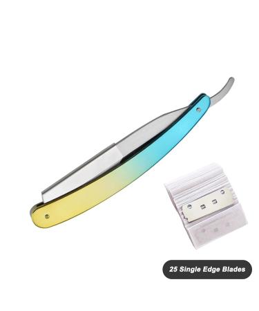 Colorful Manual Straight Razors - Stainless Steel Beard & Body Groomers for Men | Premium Shaving & Hair Removal Tools - International Shipping Available - Buy Online on GoSupps.com
