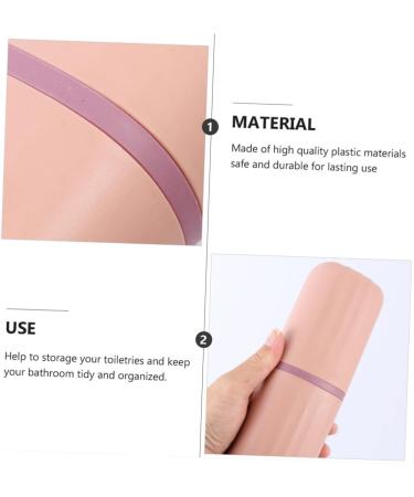 Beavorty Travel Toothbrush Case - 3-Pack Toothbrush Storage Cups & Bathroom Accessories for International Travel - Buy Online on GoSupps.com