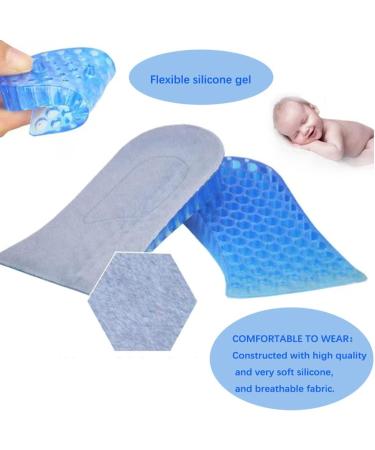 Sbomi Adjustable 2-Layer Height Increase Insoles - Silicone Heel Cushion Inserts for Women - 3.5cm - 1 Pair - Buy Online on GoSupps.com