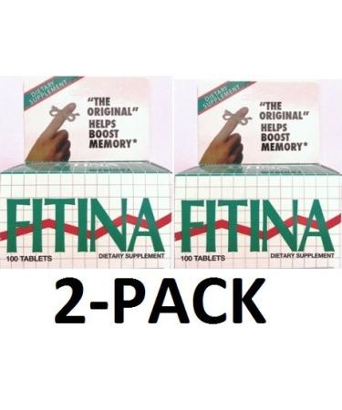 Fitina Memory Support Supplement 100 Tablets 2-PACK