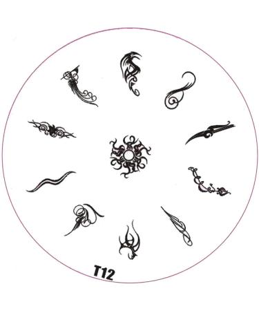 ++SPECIAL ITEM++ Stamping stencil T-series: T12 Tribal