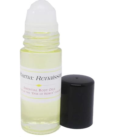 Michelle Obama: Renaissance For Women Perfume Body Oil Fragrance Roll-On - Light Gold - 1 oz. - ID#6 1 Ounce (Pack of 1)