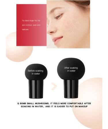 GL-Turelifes Mushroom Head CC Cream Air Cushion Foundation Water Feeling Flawless BB Cream Moisturizing Oil Control Long Lasting Lightweight & Smoothing Natural Concealer (H-02 Natural 0.53 Oz) 15 g (Pack of 1) H-02 Natural - Buy Online on GoSupps.com