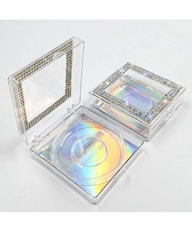 HBZGTLAD NEW 10PCS 3D False Eyelashes Packaging Empty Lash Case Glitter Eyelash Box without Eyelashes (ZFX-OP8)