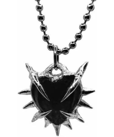 Handmade Love Shape Collarbone Chain for Women & Girls | Adjustable Black Thorn Heart Choker Jewelry - Oralgo - Buy Online on GoSupps.com