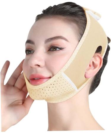 Double Chin Reducer V Line Chin Strap Face Lifting Tape Soft Chin Strap for Women Restore Skin Elasticity Skin Color - Buy Online on GoSupps.com