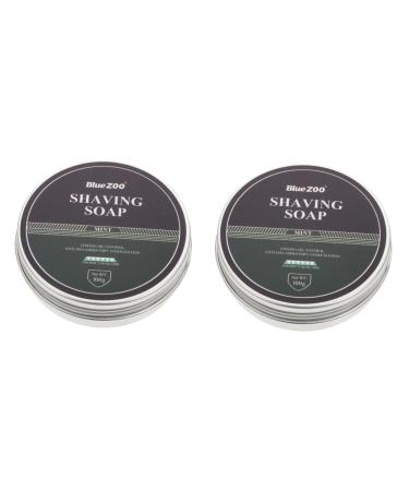 FRCOLOR 2pcs Beard Shaving Cream Handmade Shaving Soap Shaving Soap Original Shave Cream Natural Men Soap Mens Soap Nourishing Shaving Soap Perfume Paste Travel Super Smooth