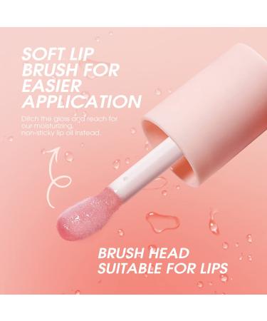 Bangfeng Big Brush Head Hydrating Lip Glow Oil Plumping Lip Tint - Chocolate - Buy Online on GoSupps.com