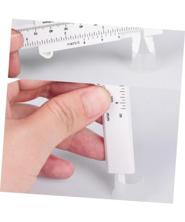 Beavorty 6pcs Locating Rule Pocket Ruler Plastic Eyebrow Ruler Eyebrow Measuring Ruler Face Caliper - Buy Online on GoSupps.com