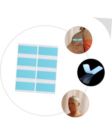 Beatifufu 8 Sheets pu sticker double sided hair extensions women wig tape Headband hair hair tape lace front wig tape women's extend tape roll seamless extention tape for hair - Buy Online on GoSupps.com